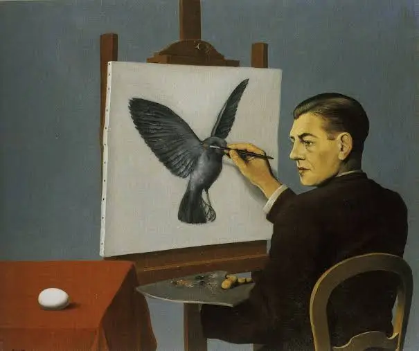 Рене Магритт — Проницательность (La Clairvoyance), 1936